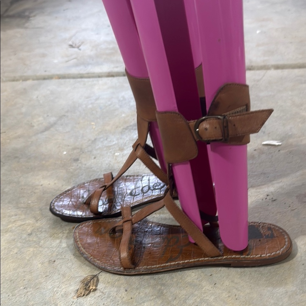 Sam Edelman Brown Gladiator Sandals - Picture 3 of 10